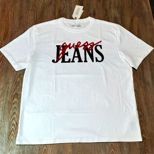 Guess Retro Graphic Mens T-Shirt Large